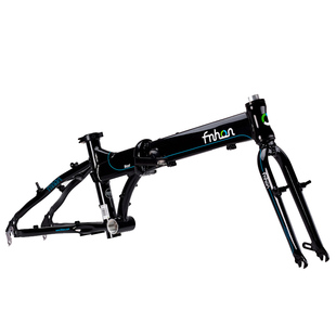 fnhon风行车架20寸 KA/KC2018 折叠自行车铝架 铬钼钢V刹碟刹车架