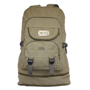 新款登山包帆布行李包超大容量男士双肩包旅行特大号双肩背包长途