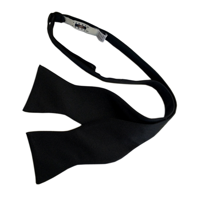 bowtie英伦风纯色真丝男士领结