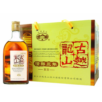 古越龙山清醇12瓶泡阿胶绍兴黄酒