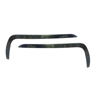 专用于大众15-17款新朗逸车身前雾灯防擦条 前护角防刮亮片改装件