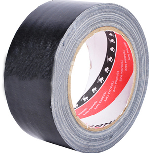 日本进口寺冈大力胶影视摄影强力胶带彩色无痕补漏高粘度布基胶带剧组会场警示万能装饰防漏防水黑色工业胶布