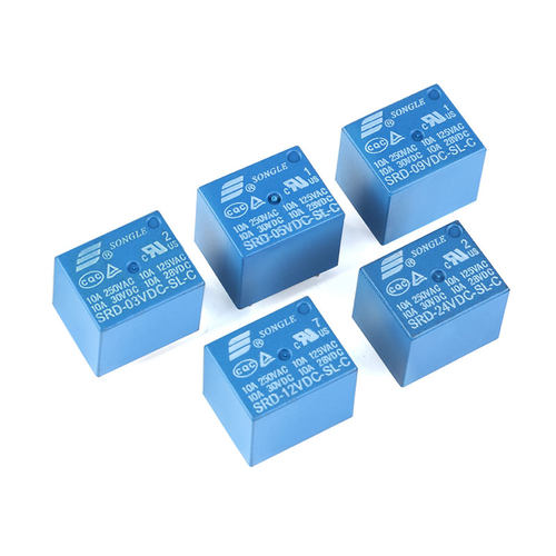 松乐继电器 SRD-03V 05V 09V 12V 24V 48VDC-SL-A -SL-C 4脚 5脚