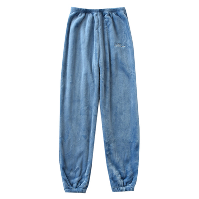 女士法兰绒加厚睡裤家居仙女