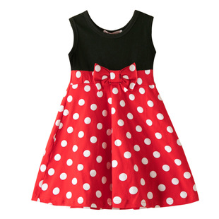 2026网红女童公主裙洋气可爱波点网纱裙子女孩连衣裙短裙套装春夏