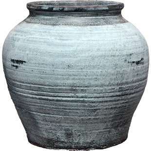 红陶花盆复古粗陶大花盆陶瓷多肉泥土花盆室外土陶盆庭院陶罐花盆