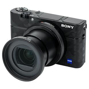 JJC 适用索尼RX100M5A滤镜转接环RX100V RX100M4/M3/M2黑卡5代RX100II RX100III配件 可转接52mm UV镜 CPL ND