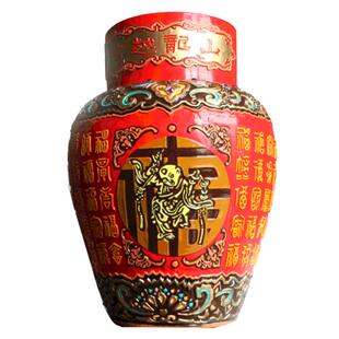 古越龙山绍兴黄酒坛装花雕酒三十年10L百福浮雕坛装加饭酒糯米酒