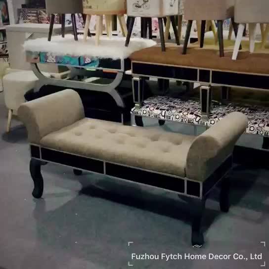 Australia Market Latest Bedroom Decor Faux Leather Padded End Of Bed