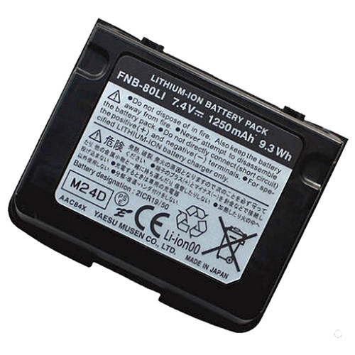 八重洲 SBR-40LI 对讲机VX-6R 7R原装锂电池1370mAh FNB-80LI升级