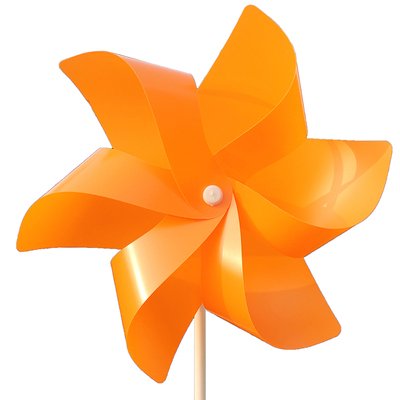 风车串绳六叶8色加厚塑料幼儿园景区布景户外防水防晒送钢丝耐磨