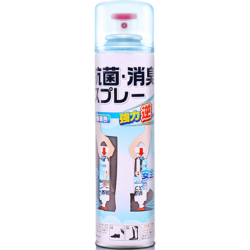 3瓶440ml家庭装日本PINOLE鞋用除臭杀菌喷雾剂除脚汗味
