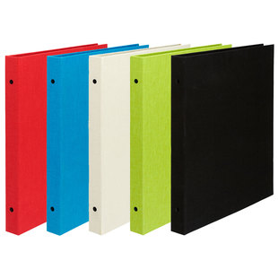 绝版日本maruman满乐文PLACIDE亚麻布活页笔记本可360对折A4B5A5