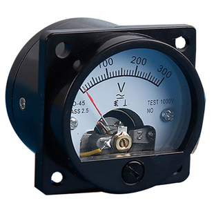 康一电气指针式电流表头SO-45圆形交流电流表电压表机械直流表头