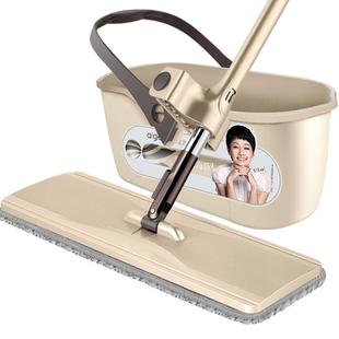 拖把家用一拖2025新款净免手洗平板拖把干湿两用懒人拖布拖地神器