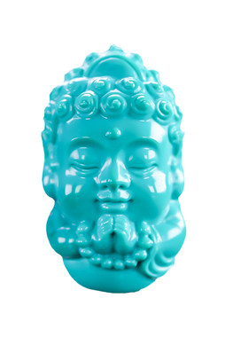 原矿绿松石宝宝佛巧石居