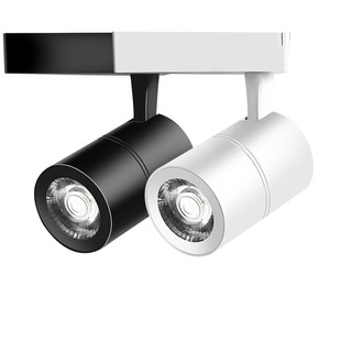 射灯led轨道灯20w30w服装店铺商用背景墙展厅超亮COB滑道导轨射灯