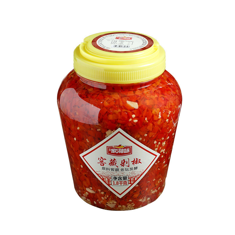 窖藏剁椒蒸鱼头拌面农家1.8kg