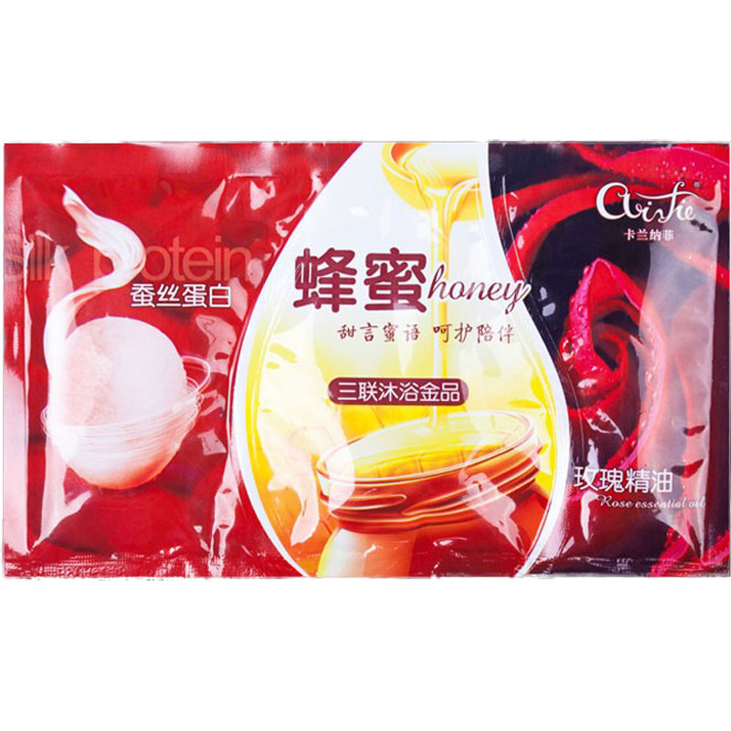 三合一奶浴蚕丝蛋白蜂蜜玫瑰精油