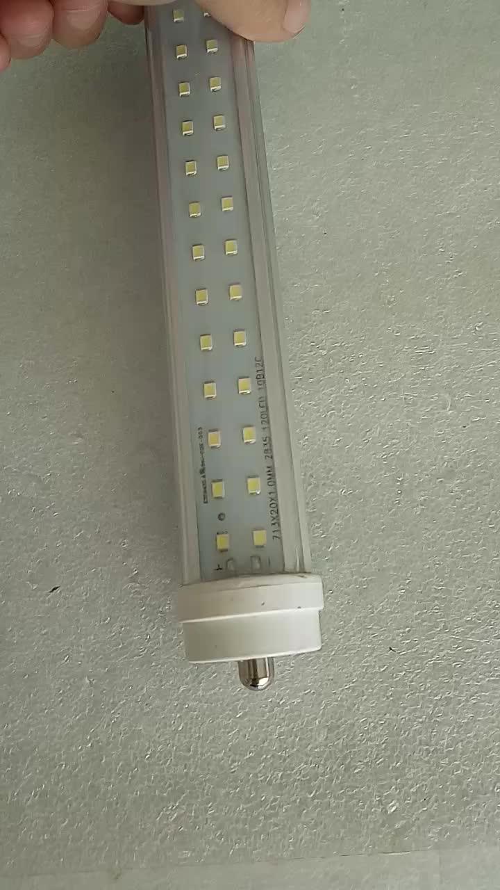 Two Sided 6500k Clear Cover Integrated Tube Light 5ft 32w T8 Led Cooler