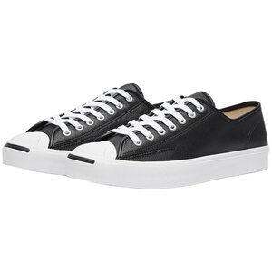 CONVERSE匡威官方 Jack Purcell 开口笑 低帮牛皮革板鞋 164224C