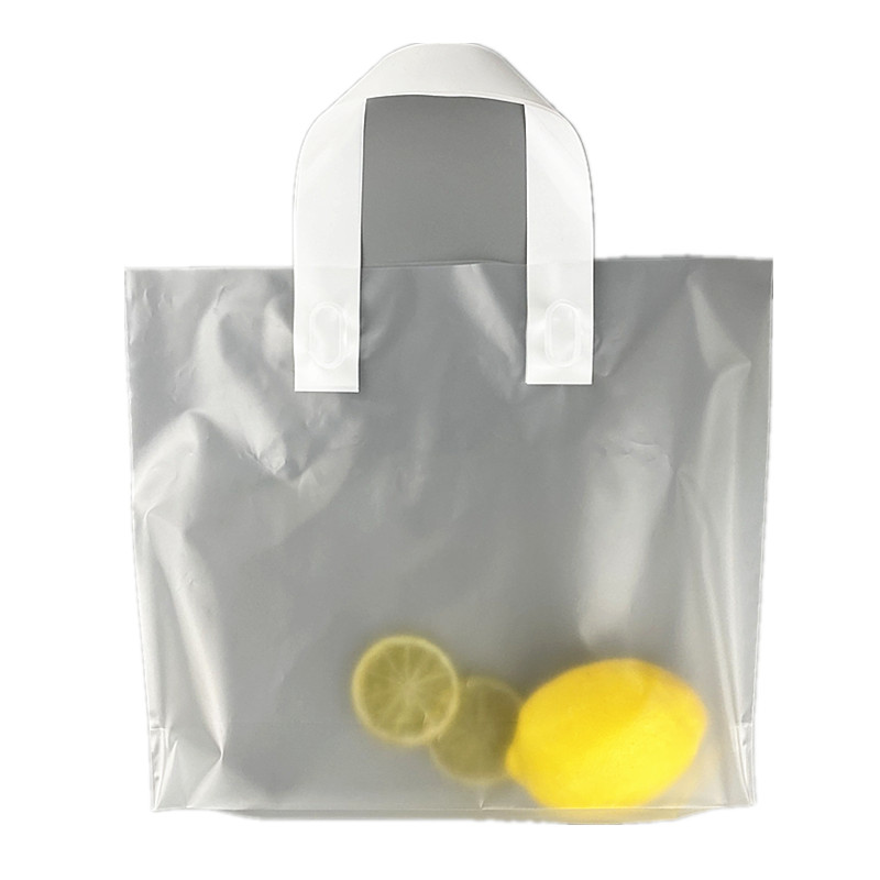 加厚磨砂哑光透明塑料袋包装袋手提袋化妆品礼品袋购物袋服装店袋