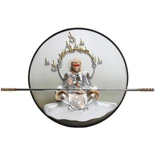 斗战胜佛孙悟空立体浮雕装饰画现代轻奢客厅墙面装饰玄关过道壁画