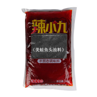 美蛙鱼头红油500g美蛙油料美蛙鱼头油料美蛙红油