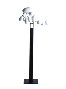 后现代抽象风服装店橱窗艺术品