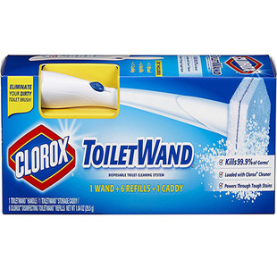 Clorox-高乐氏 可替换一次性马桶清洁刷含洁厕液 无死角刷头 套装