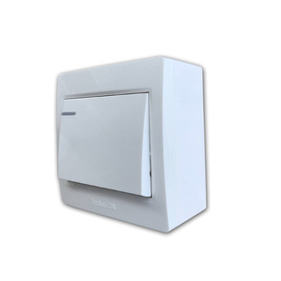 飞雕一开多控双控开关三控家用中途双联三联明装单开暗装面板插座