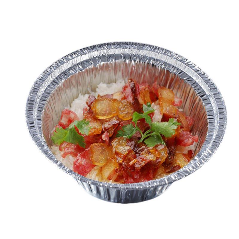 大号圆形铝加厚箔餐盒锡纸盒煲仔饭碗花甲粉笛子班过碗茶树面膜扁