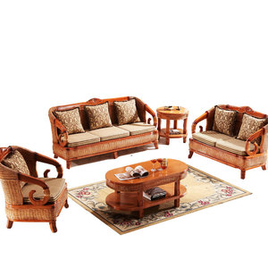 藤沙发组合客厅 藤竹沙发藤编沙发藤艺沙发 组合五件套