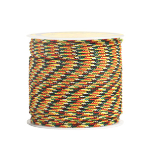 端午节五彩绳子0.8毫米玉线文玩线绳编织线手链项链串珠加金线