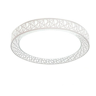 led吸顶灯灯罩外壳罩简约现代 圆形吸顶灯罩卧室灯客厅阳台灯具