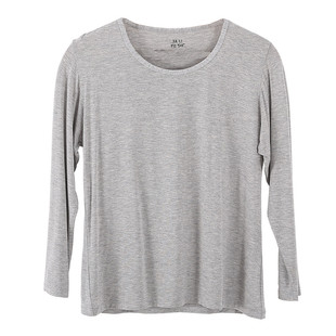 男长袖t恤上衣薄款圆领v领秋衣宽松莫代尔内衣加肥加大码200斤