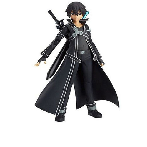 二次元动漫刀剑神域figma桐人亚丝娜shf散货可动换脸手办模型公仔