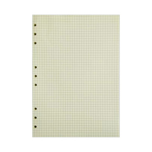 a5六孔活页纸替芯a6活页笔记本替换芯B5康奈尔活页纸6孔9孔内页日记本记事本子办公用学生空白横线网格带孔纸