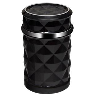 汽车车载烟灰缸创意个性有盖出风口悬挂式车内带盖LED灯车用烟缸