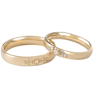 梵尼洛芙繁星之夜情侣对戒男女一对轻奢原创钻石戒指结婚对戒婚戒