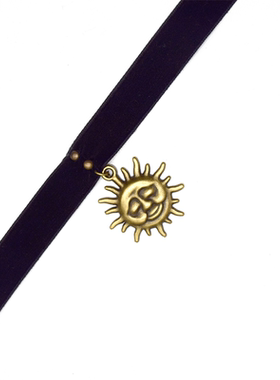 玛蒂达古铜色项圈网红全新同款