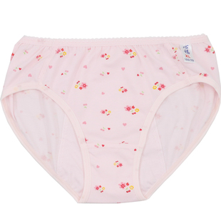 少女生理期卫生裤心福女童内裤月经期防侧漏专用中学生安全裤中腰