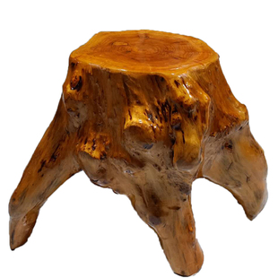 天然根雕凳子树根坐凳花架底座实木圆墩子原木树桩木桩木头树墩登