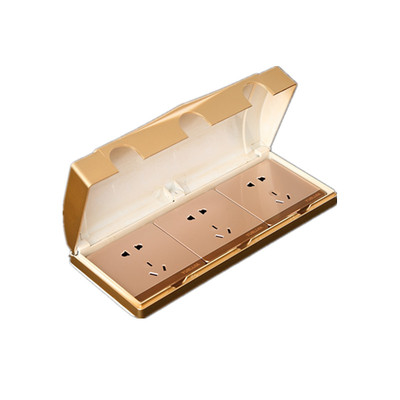 三位插座保护盖户外开关防水盒