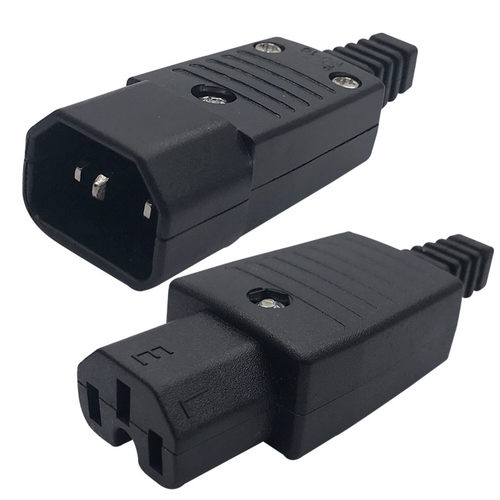 全铜母头 品字插头三芯电源IEC320-C13 10A250V 电瓶车充电插头