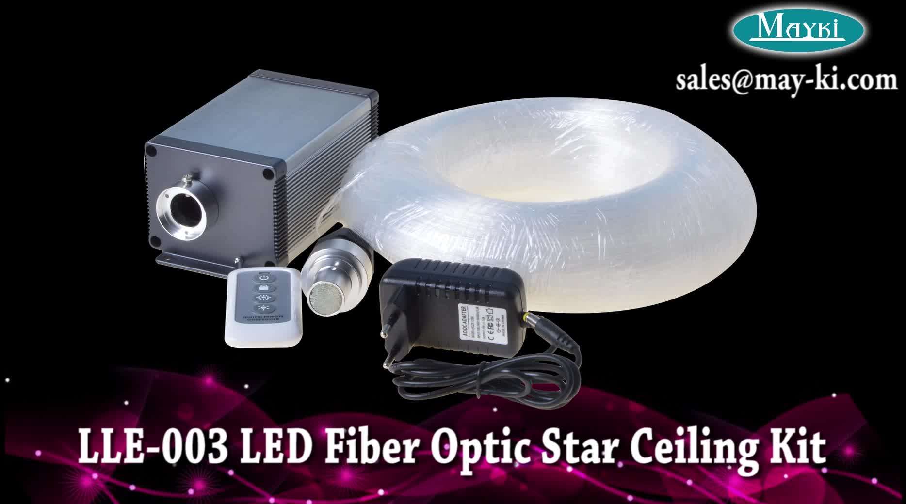 5w Twinkle Fiber Optic Star Ceiling Light Kit For Car And Home