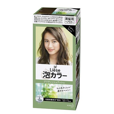 日本英国灰咖冷棕脏橘色染发膏