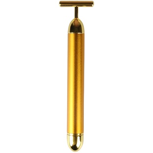 眼部按摩仪T型眼霜电动震动器滚珠眼角导入器面部提拉紧致美容棒