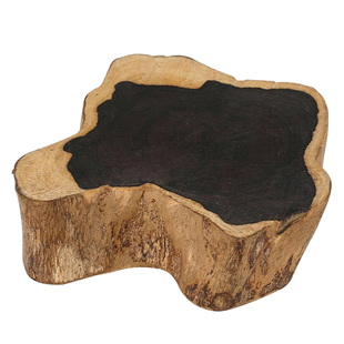 黑檀木料随形不规则原木头托架 实木质根雕奇石紫砂茶壶红木底座