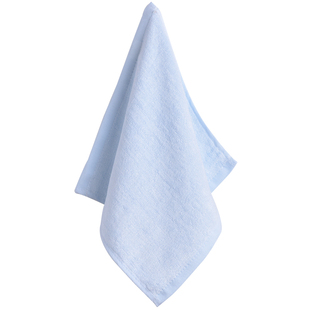 8条竹纤维儿童小毛巾方巾吸水婴儿口水巾宝宝洗脸巾长方形擦手巾